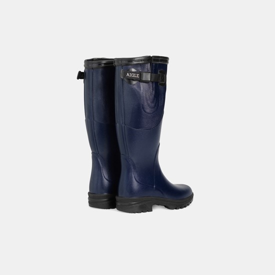 Aigle Walking Garden Boots Women Navy ZA-32706